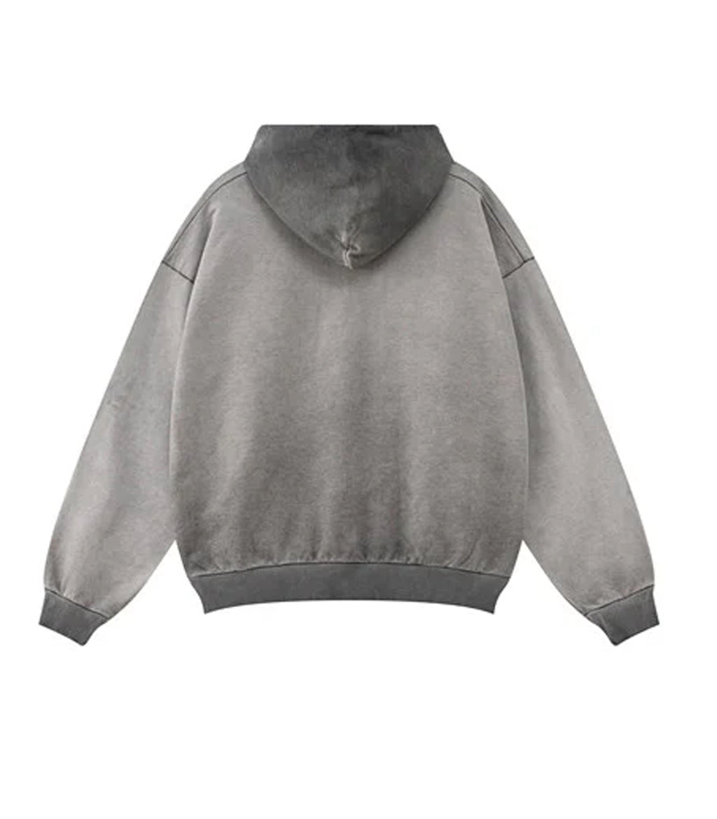 GREY SUNFADE HOODIE