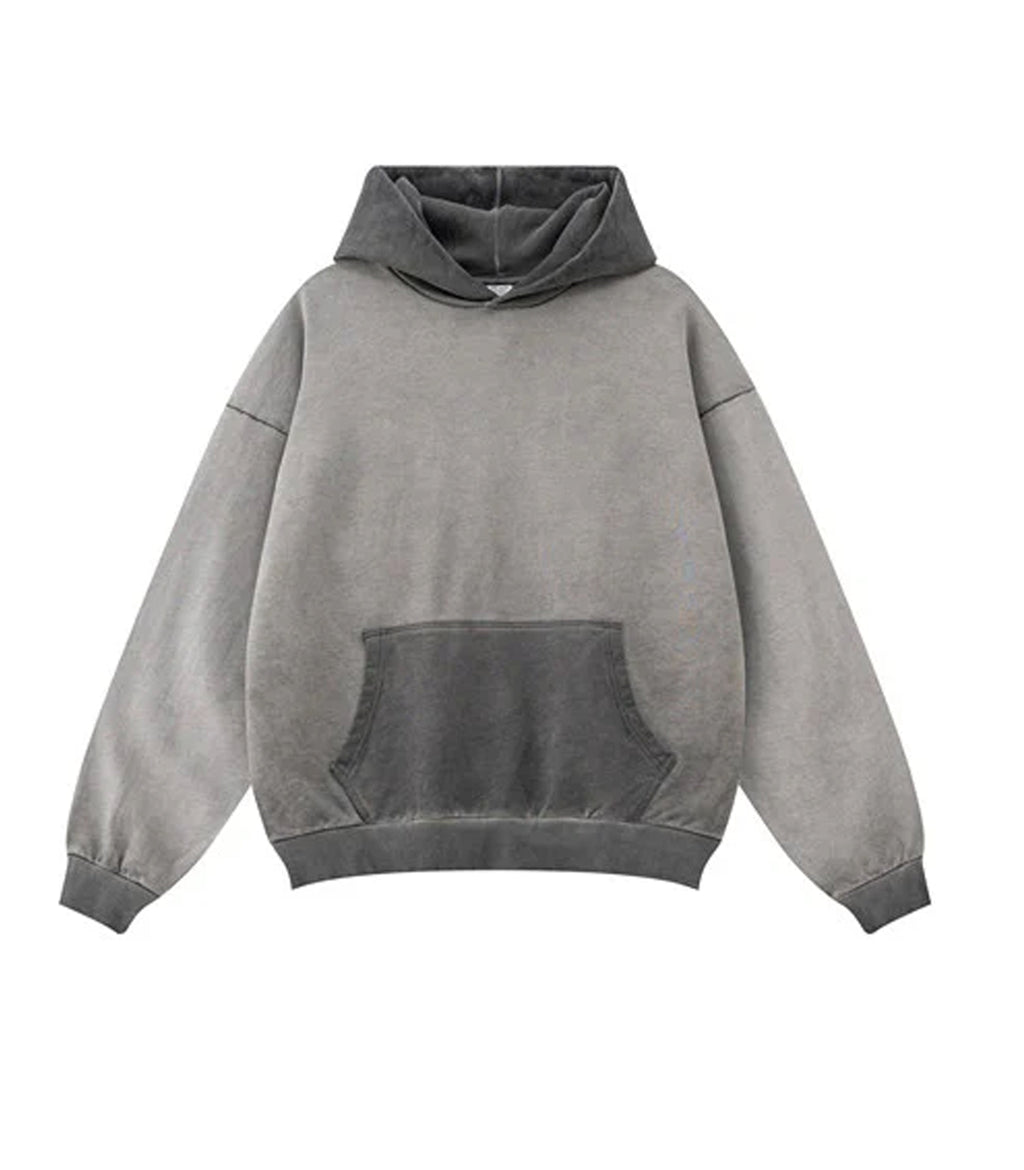 GREY SUNFADE HOODIE