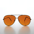 Teardrop Aviator with Orange Lens - Cruise