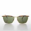 Gold Square Unisex Vintage Sunglasses - Cypher