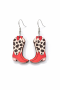 Southern Belle Cowgirl Boot Earrings