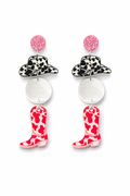Midnight Showdown Western Earrings