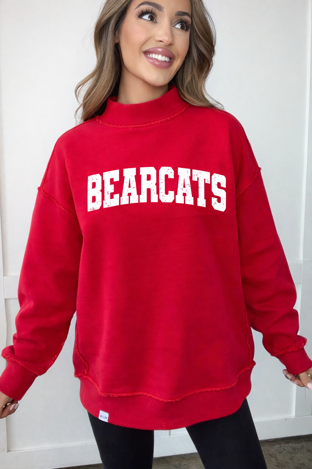 Tilly Bearcats Reversible Oversized Mockneck Crew
