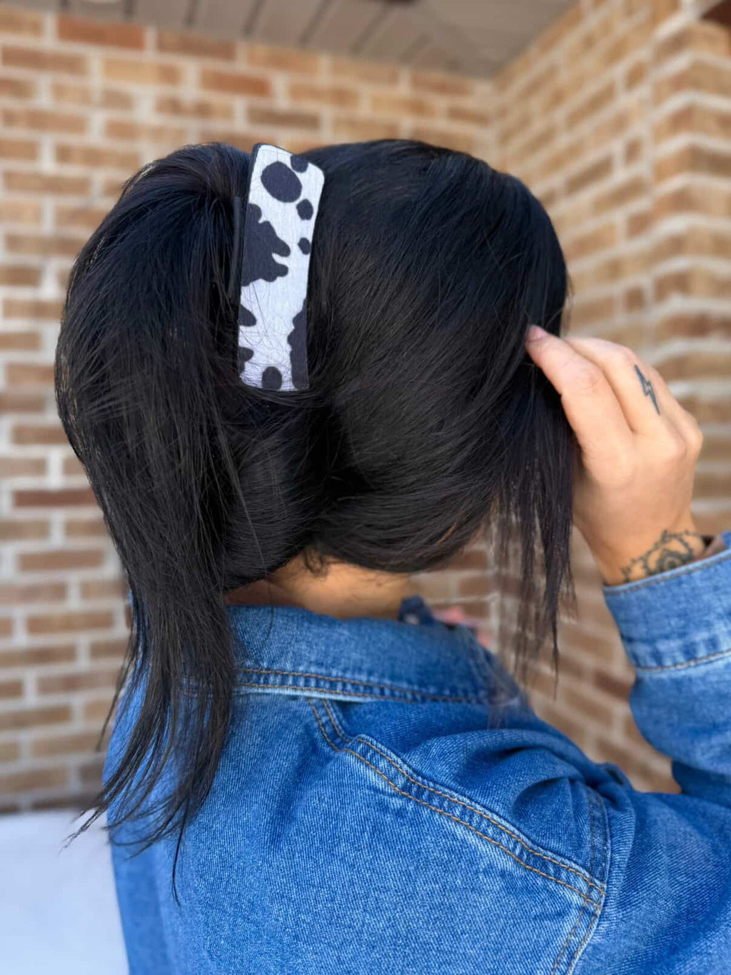Soft Spot Cowprint Hair Clip