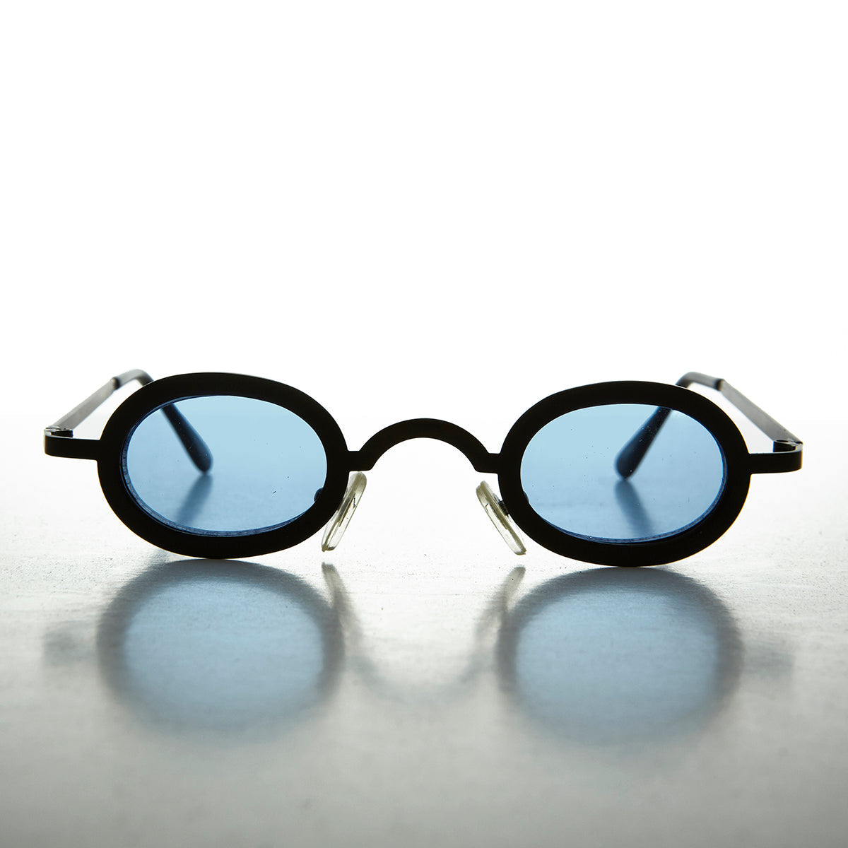 Micro Vintage Sunglasses with Tinted Lenses - Desert