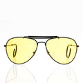 Yellow Lens Aviator with Cable Temples - Digby