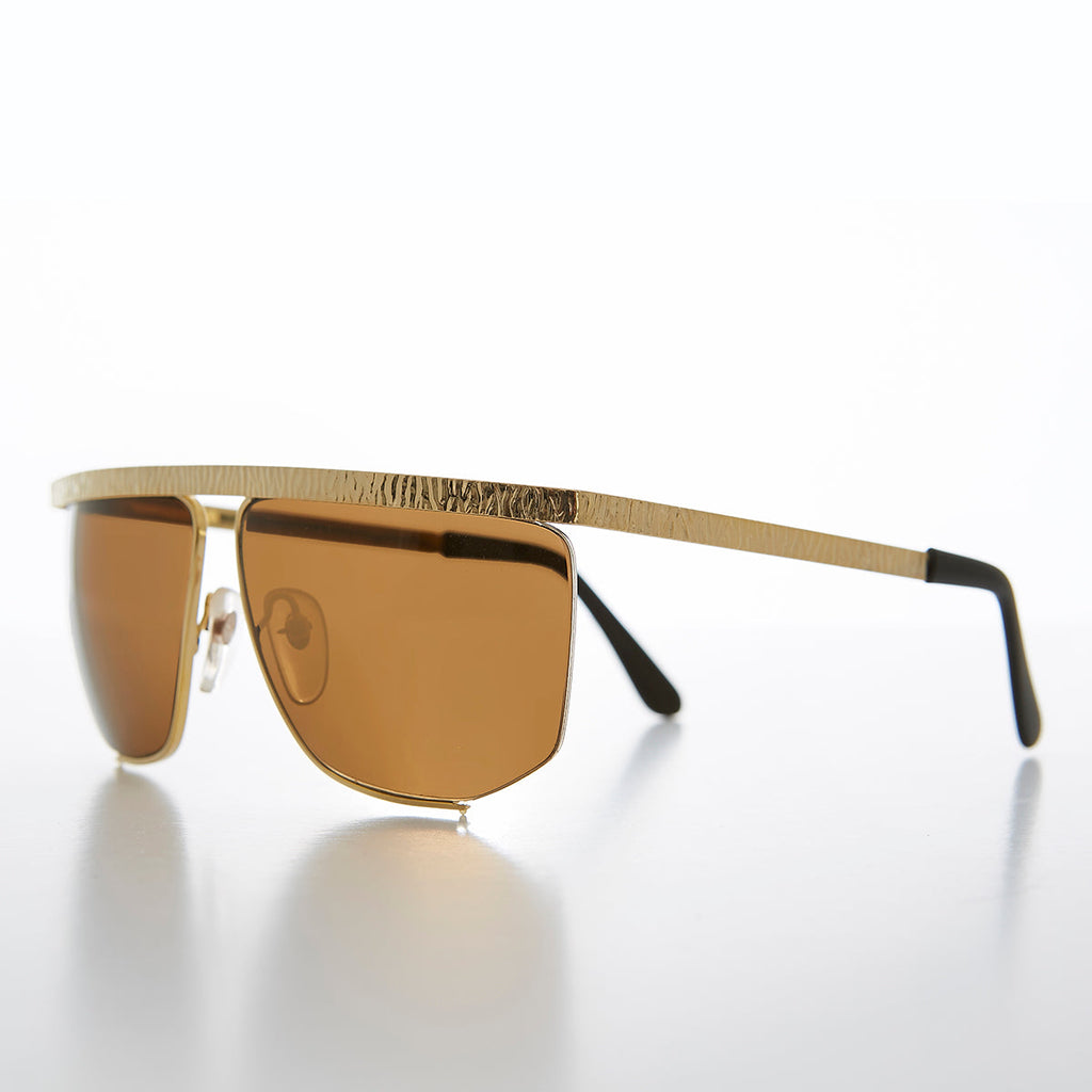 Gold Hip Hop Vintage Sunglasses - Drake