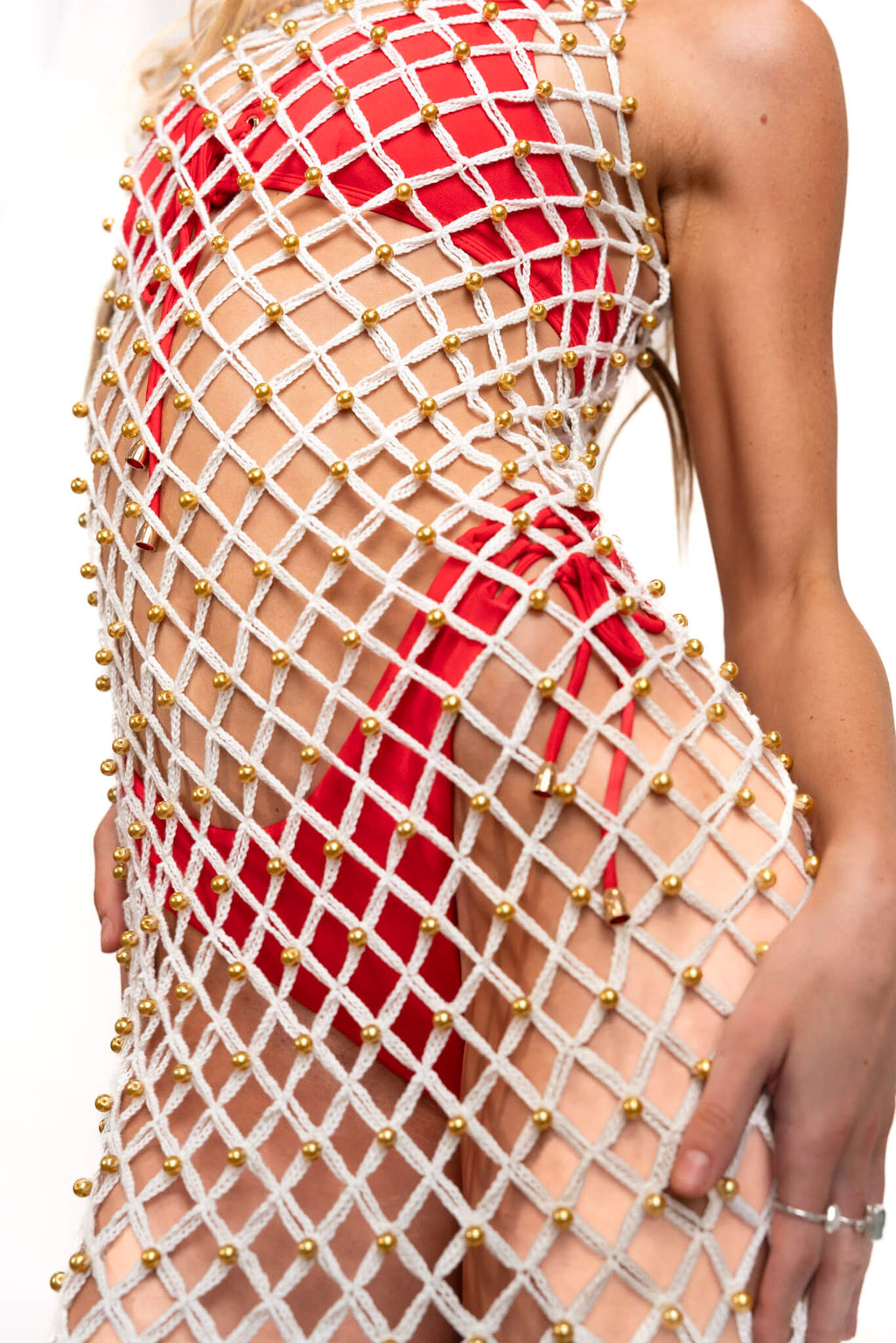 Long Crochet Beach Cover Dress