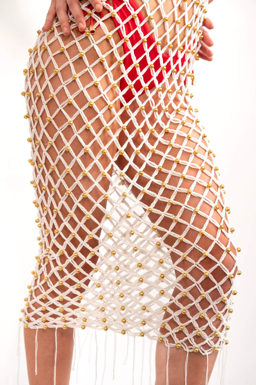 Long Crochet Beach Cover Dress