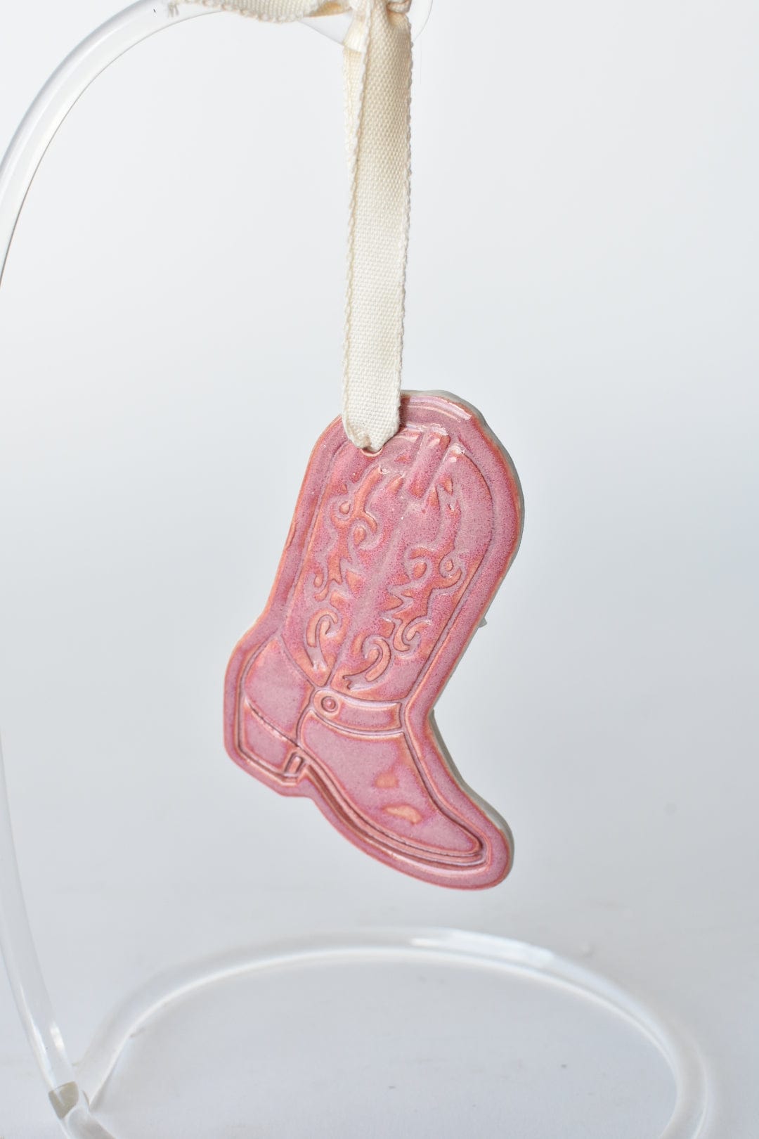 Locally Made Pottery Orn: BOOT