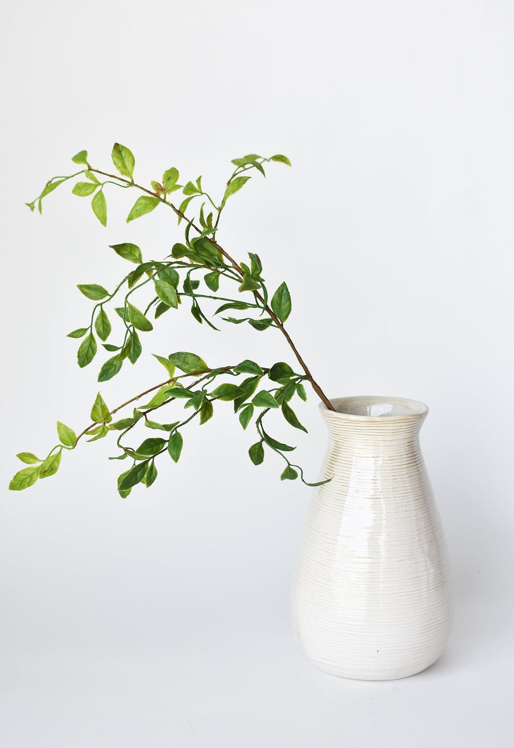 32" Faux Nandina Leaf Stem