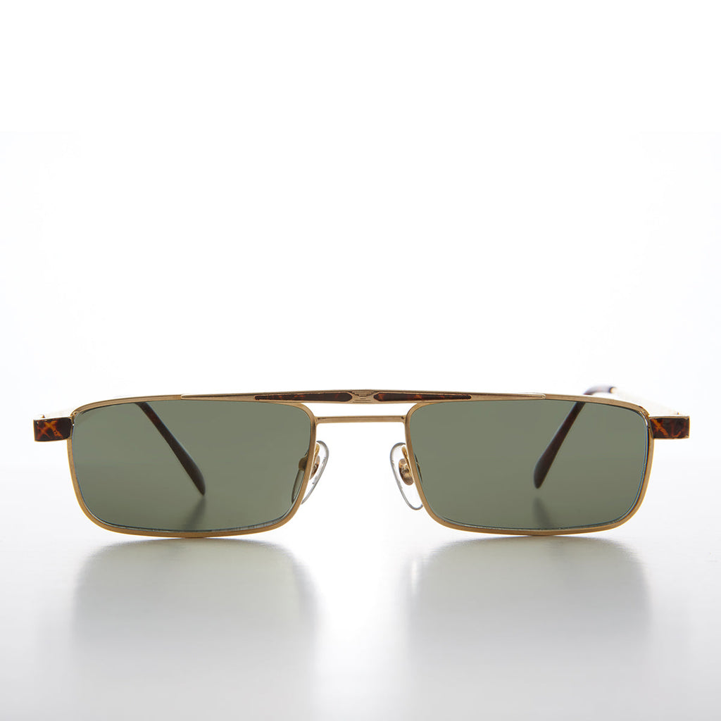 Rare 90s Rectangular Aviator Vintage Sunglass - Duke