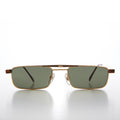 Rare 90s Rectangular Aviator Vintage Sunglass - Duke