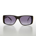 Square Block Sunglass with Gold Rim Accents  - Efren
