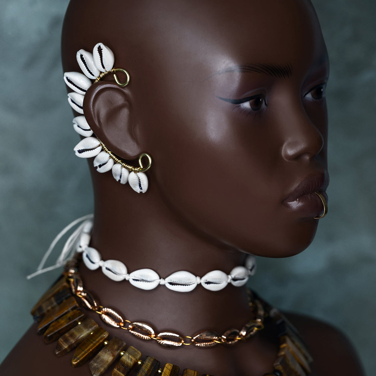 Cowrie Star Ear Cuff