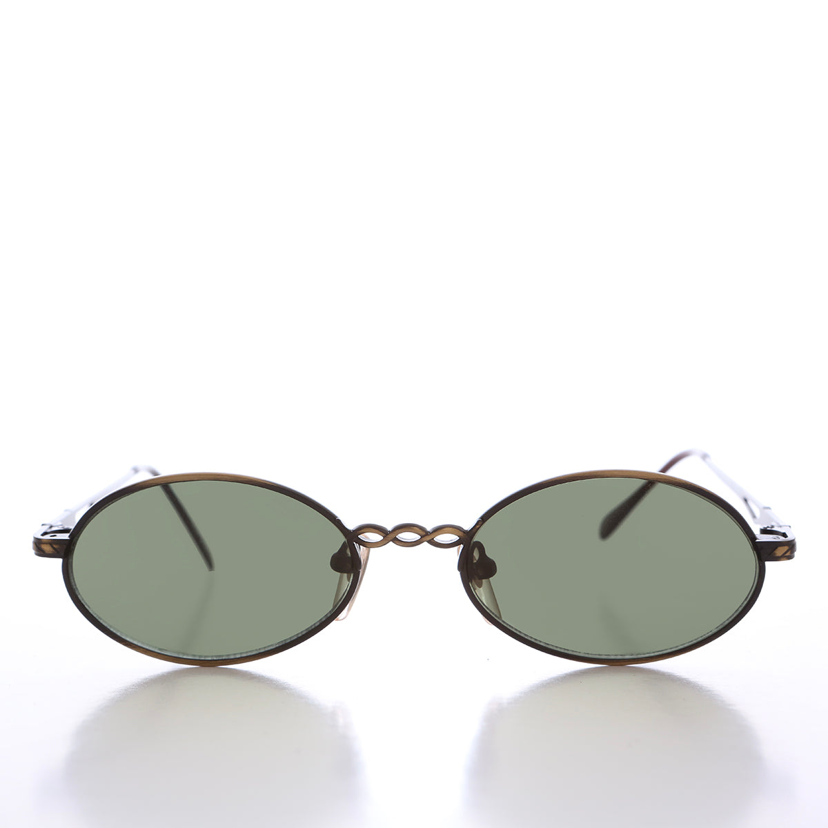 90s Fancy Oval Sunglasses - Fairburn
