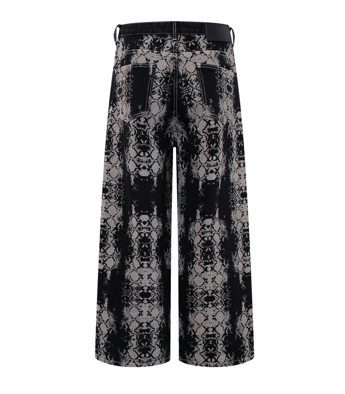 SNAKESKIN DENIM