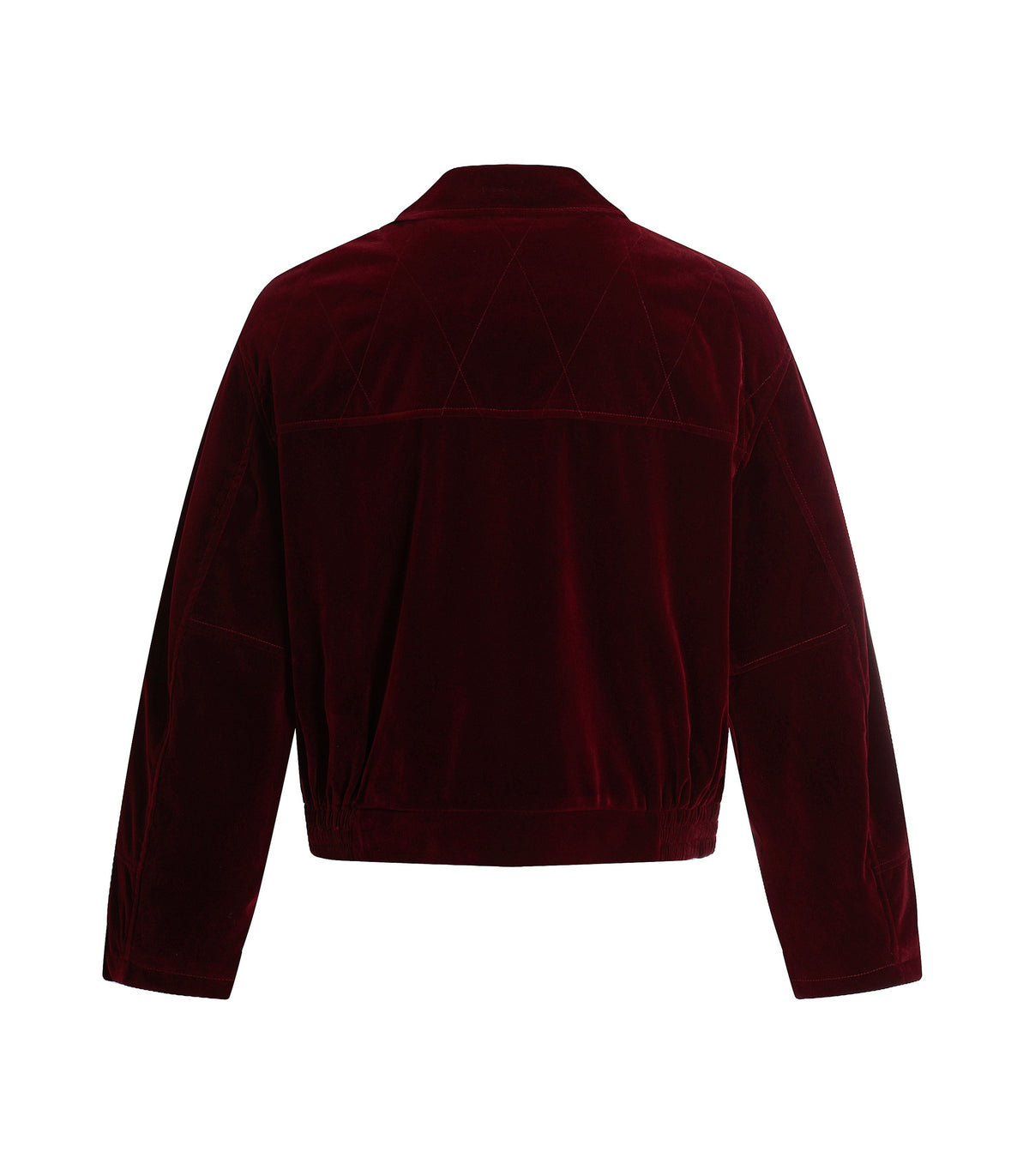 RED SUEDE GEMSTONE JACKET