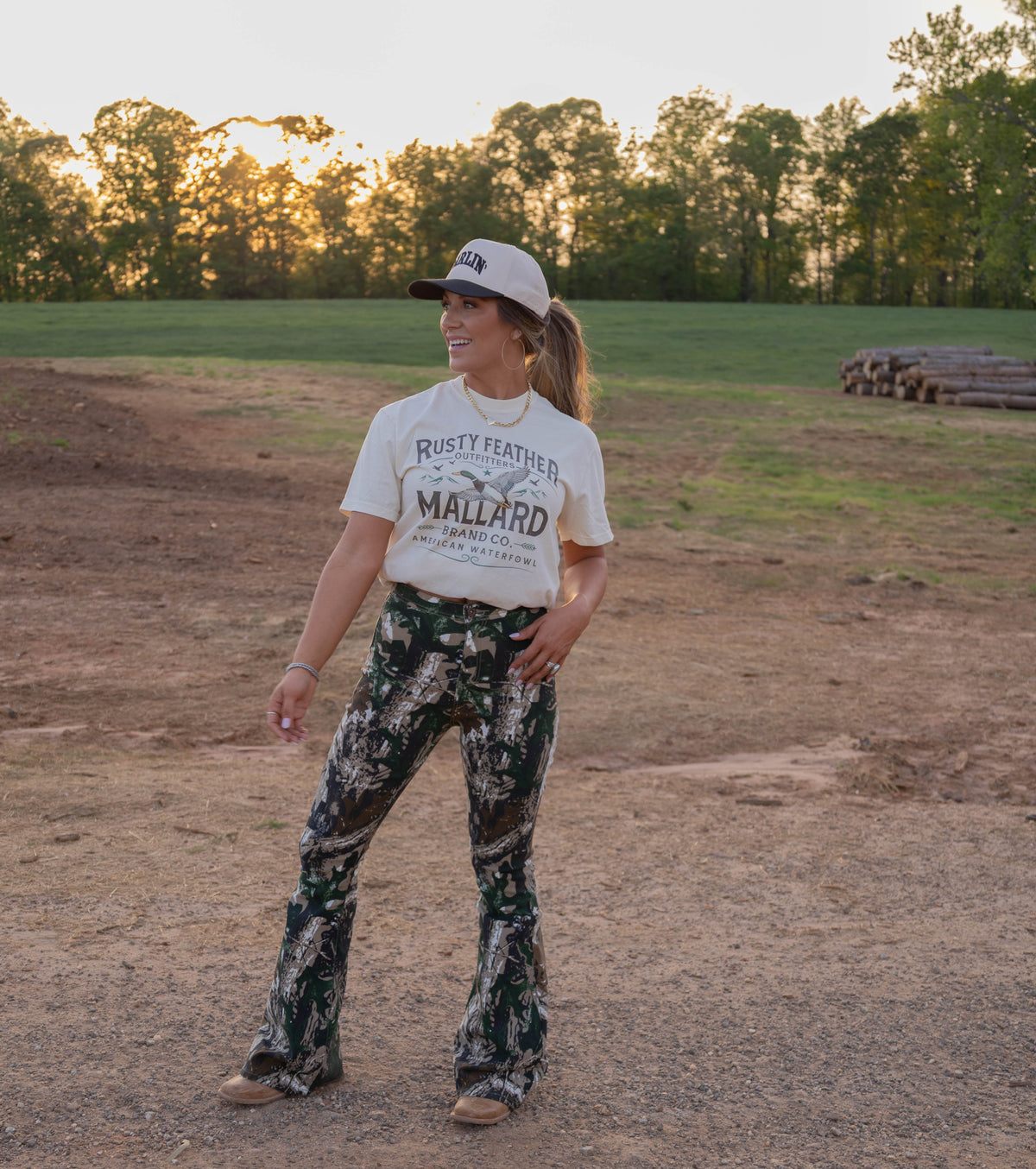 Pattern Flare Bundle (1 Fiona Flare + 1 Surprise Graphic Tee)