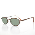 Oval Alloy Vintage Sunglasses - Hall