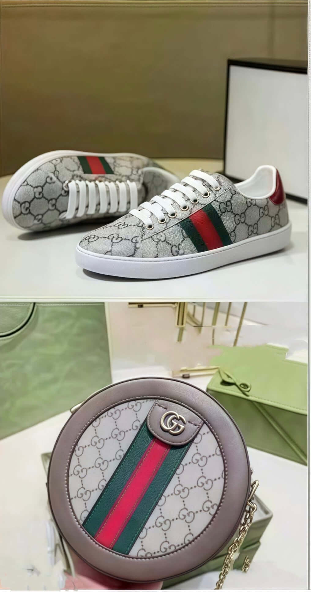 Sneaker & Crossbody Bag Set