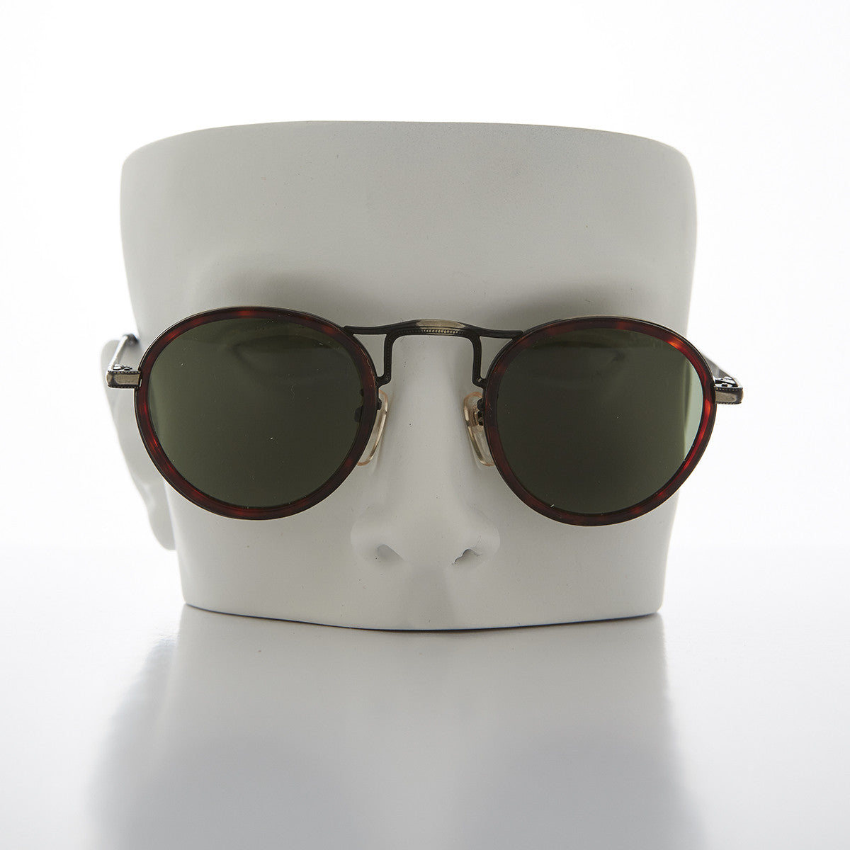 Round Gentlemen's Victorian Hybrid Aviator Vintage Sunglass - Gatsby 2