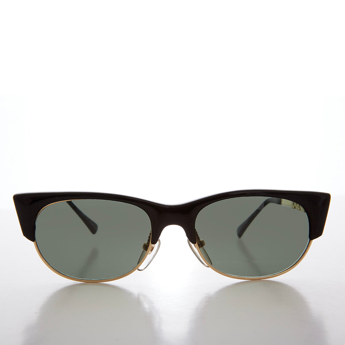 Updated 90s Half Frame Sunglasses - Glendon