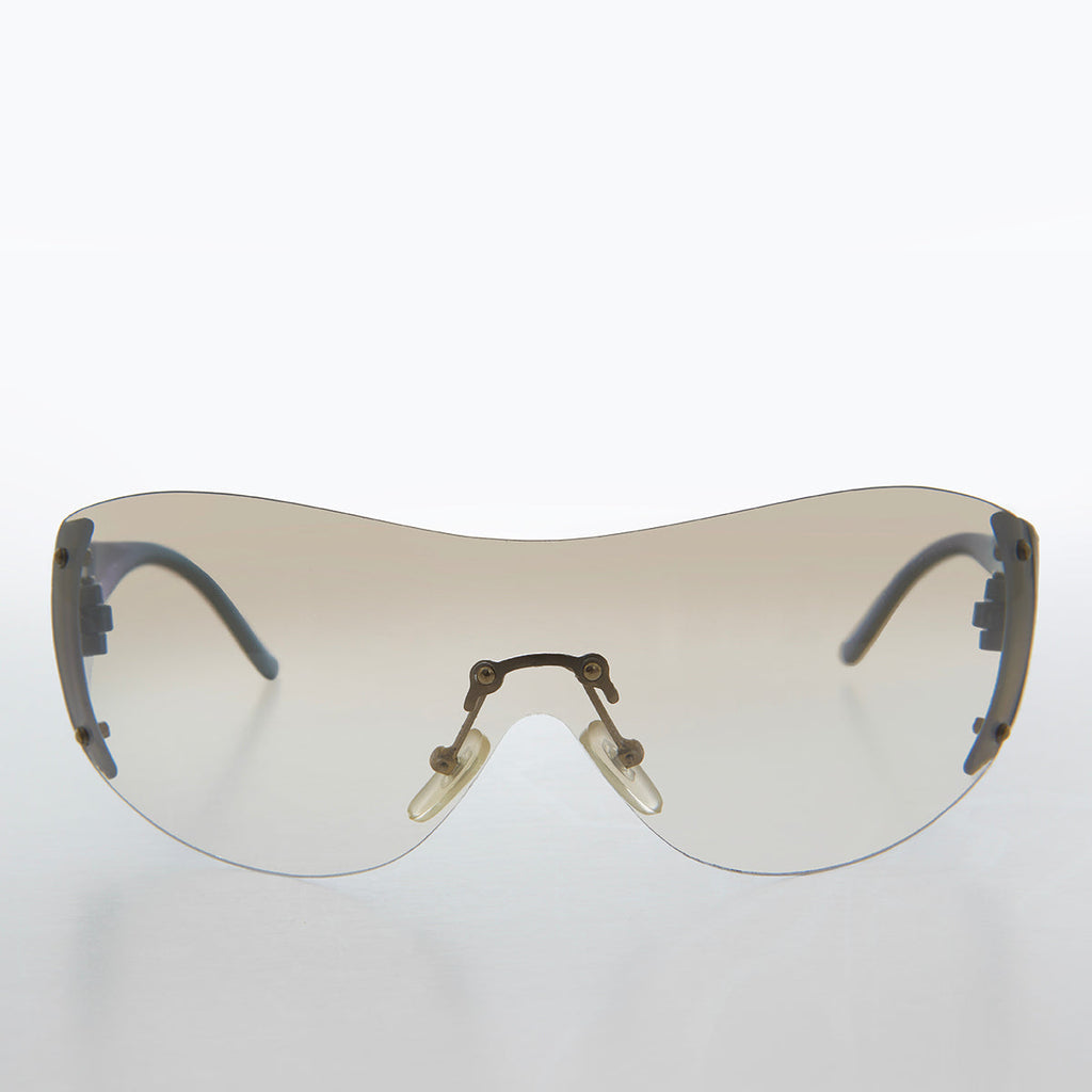 Oversized Round Insect Vintage Sunglasses - Glitz
