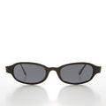 Slim Mod Small Rectangle Vintage 90s Sunglasses - Guppy