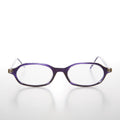 Small Oval Half Frame Reading Glasses - Holly