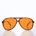 Simple Amber Polarized Lens Aviator - Homer