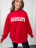 Tilly Bearcats Reversible Oversized Mockneck Crew