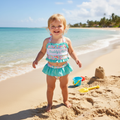 Daddy’s girl summer leopard two piece Swimsuit