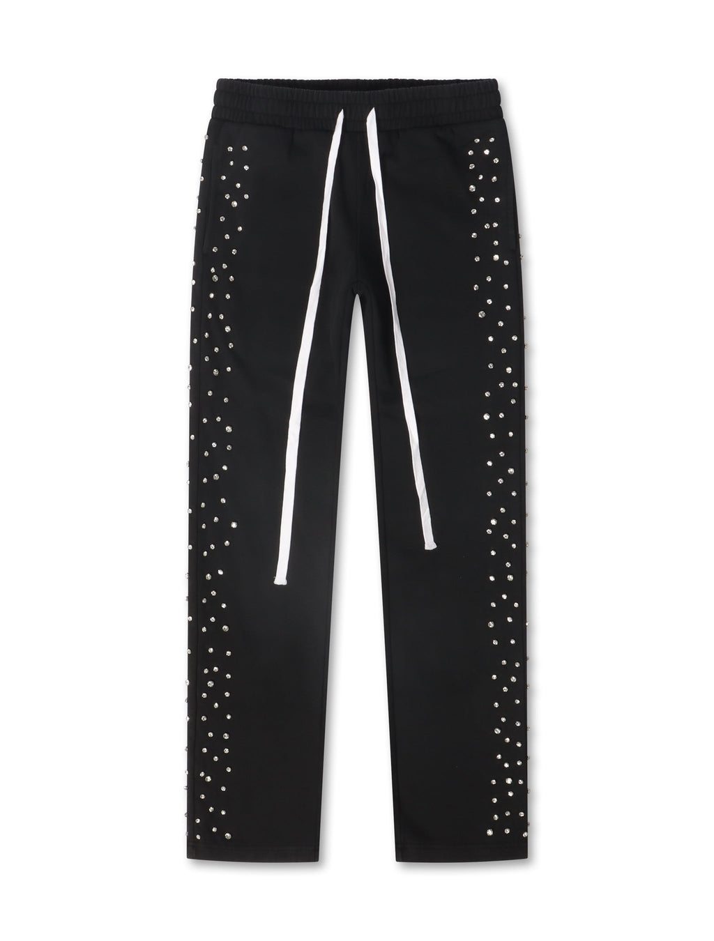 Embellish Ice Lounge Rhinestone Sweatpants - Black