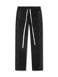 Embellish Ice Lounge Rhinestone Sweatpants - Black