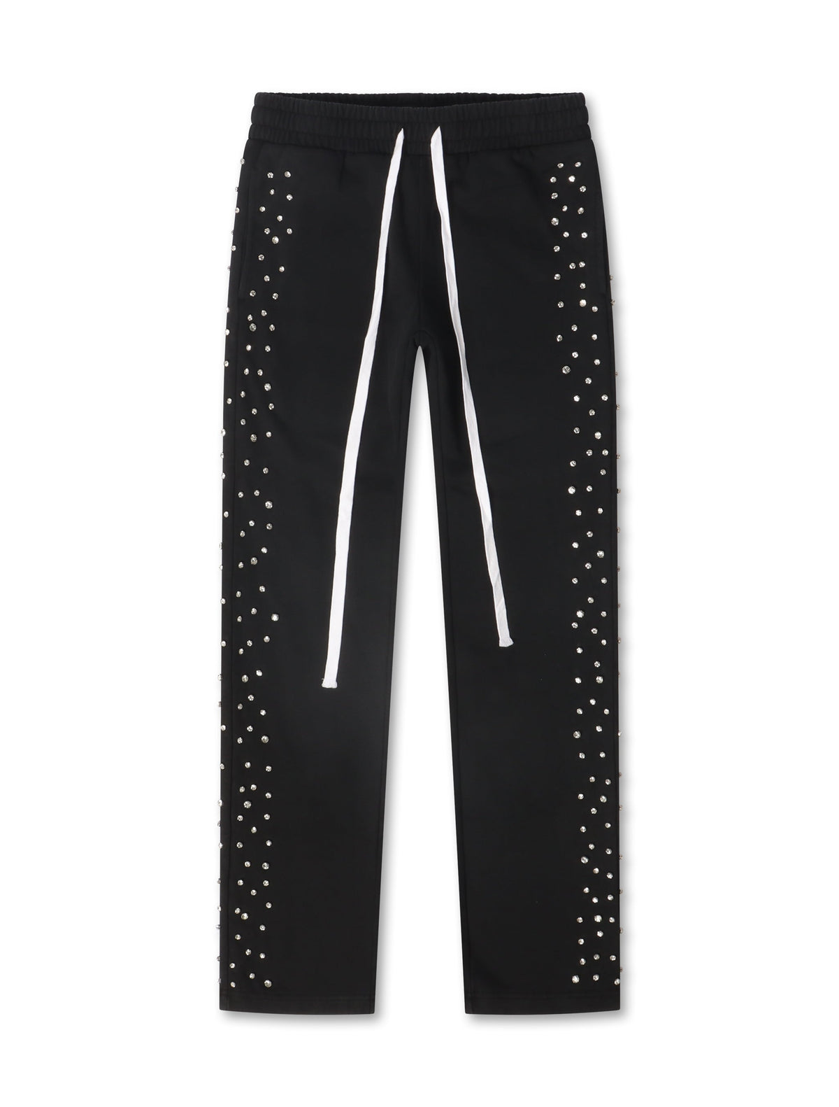 Embellish Ice Lounge Rhinestone Sweatpants - Black