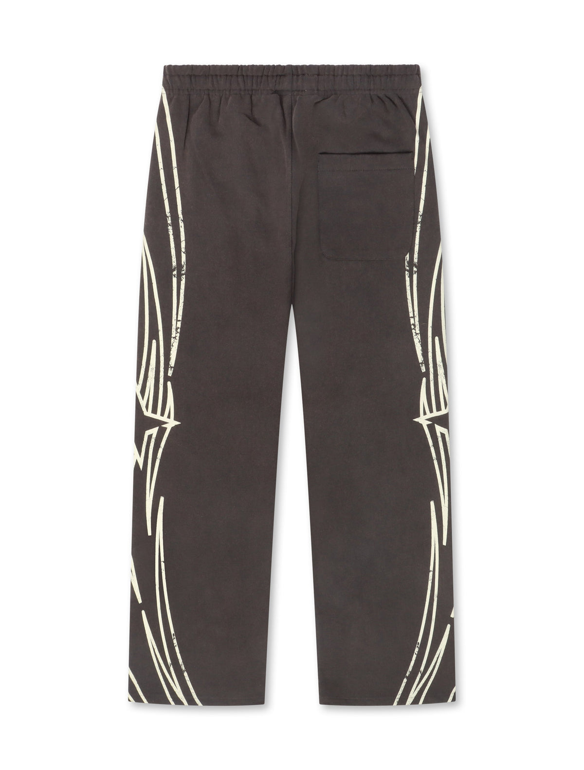 BLDG4 Star Wide Leg Pant - Charcoal Art