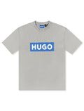 Hugo Nico Tee - Grey/Blue