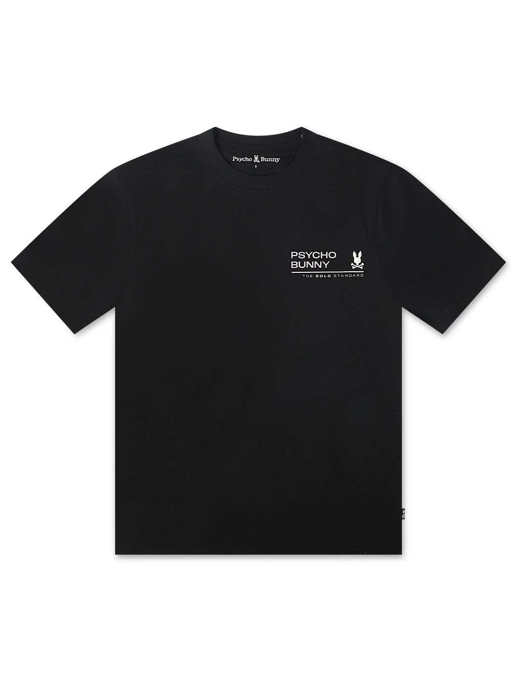 Psycho Bunny Enzo Back Graphic Tee - Black
