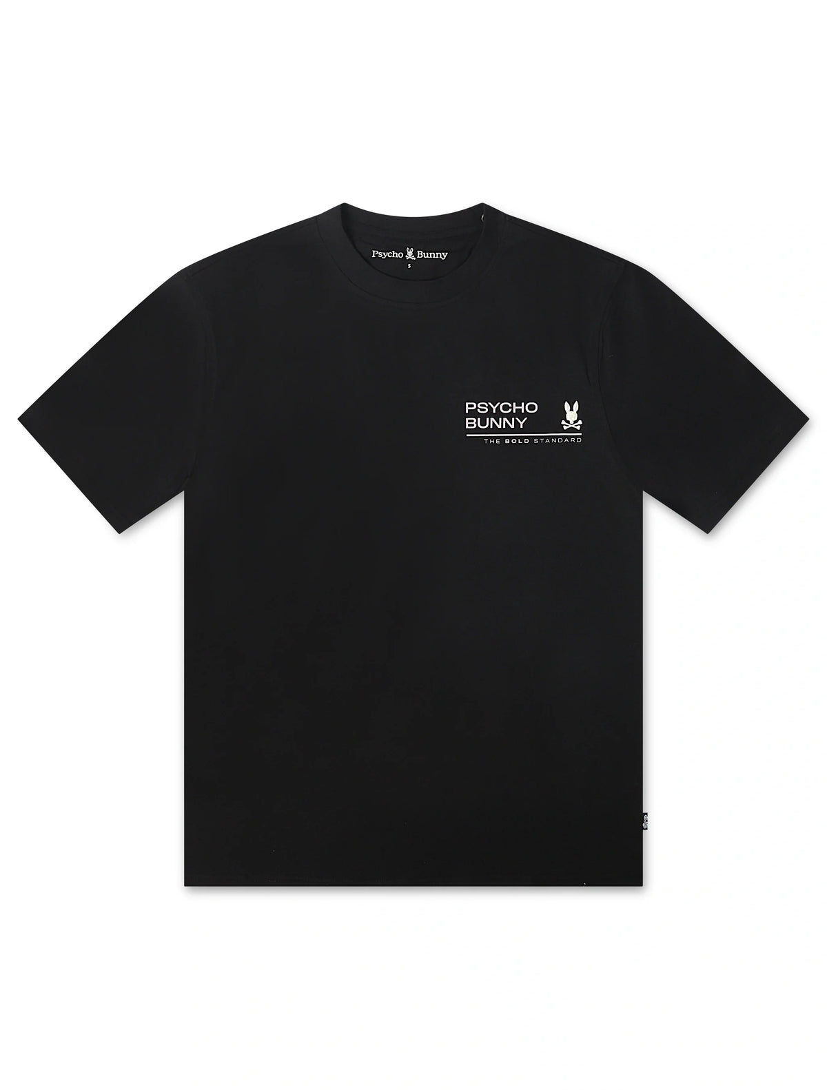 Psycho Bunny Enzo Back Graphic Tee - Black