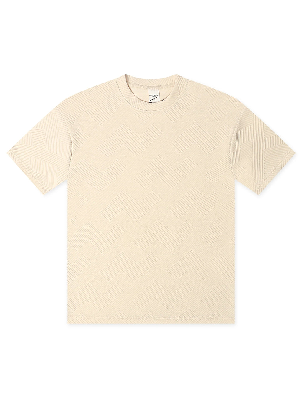 Denim Exchange Knit Tee - Ivory