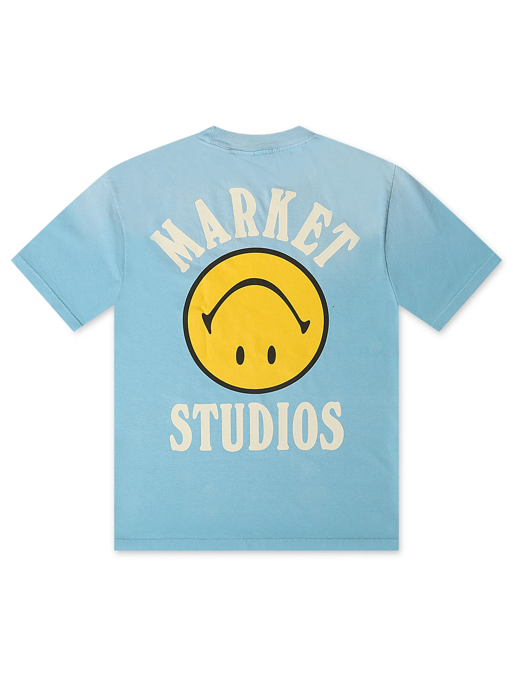 Market Studios Smiley Upside Down Tee - Retro Blue