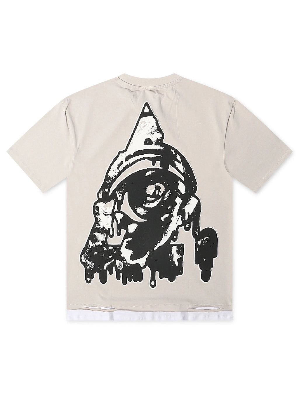 Starseed Big Head Alien Oversized Tee - Grey