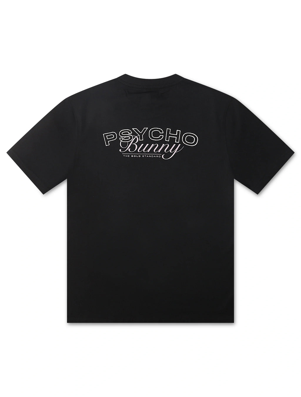 Psycho Bunny Enzo Back Graphic Tee - Black