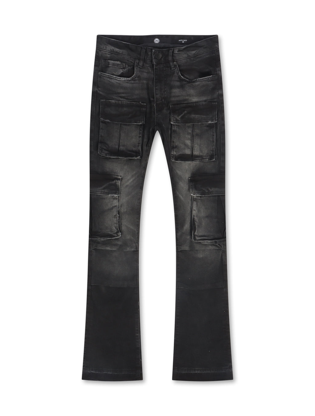 Jordan Craig Cargo Stacked Jean - Black