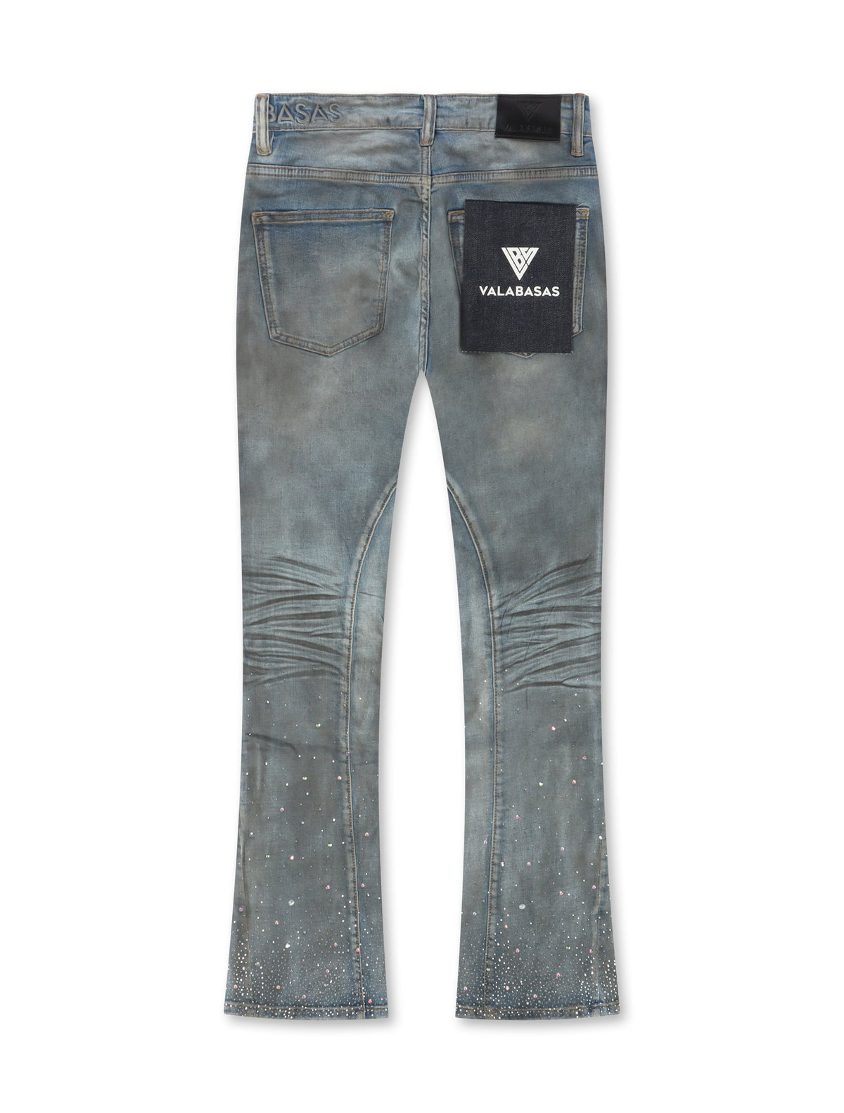 Valabasas Astonish Stacked Jeans - Dirty Blue