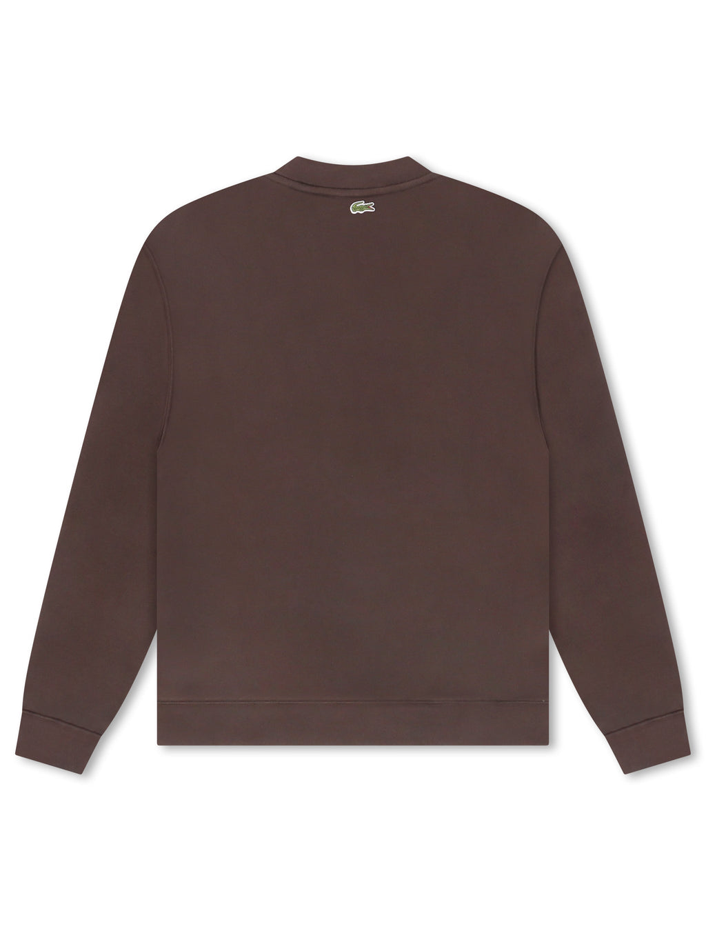 Lacoste Embroidered Shield Fleece Sweatshirt - Brown