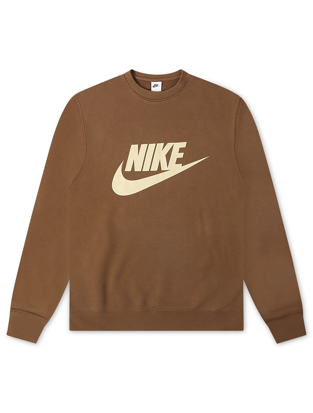Nike Mens Club Crewneck - Mosswood Brown