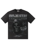 Majestik Keep it Movin Garment Dyed Tee - Black