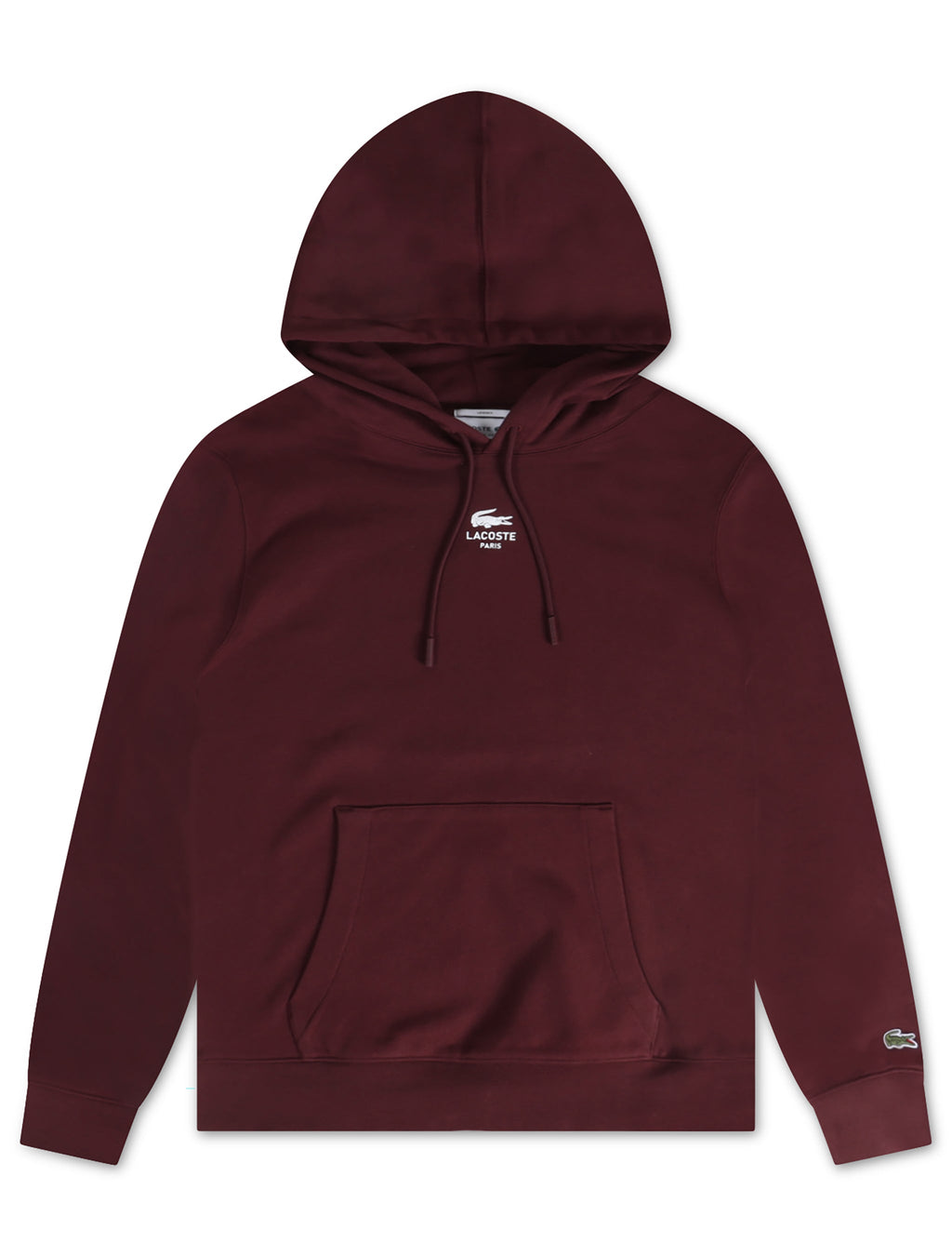 Lacoste Logo Hoodie - Burgundy